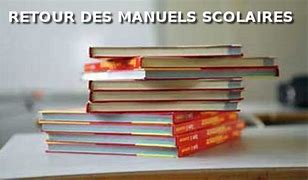 Dépôt des manuels scolaires. Calendrier.