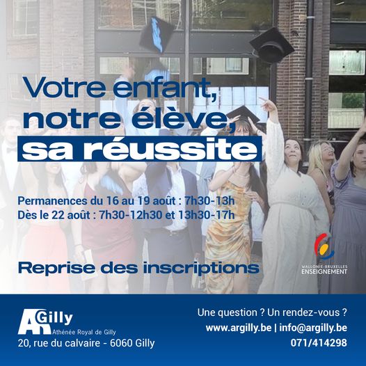 Reprise des inscriptions