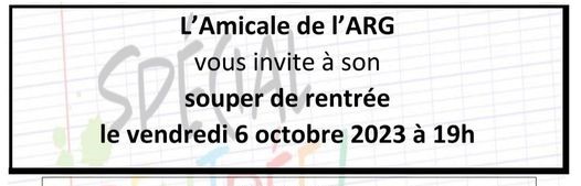 Souper Amicale
