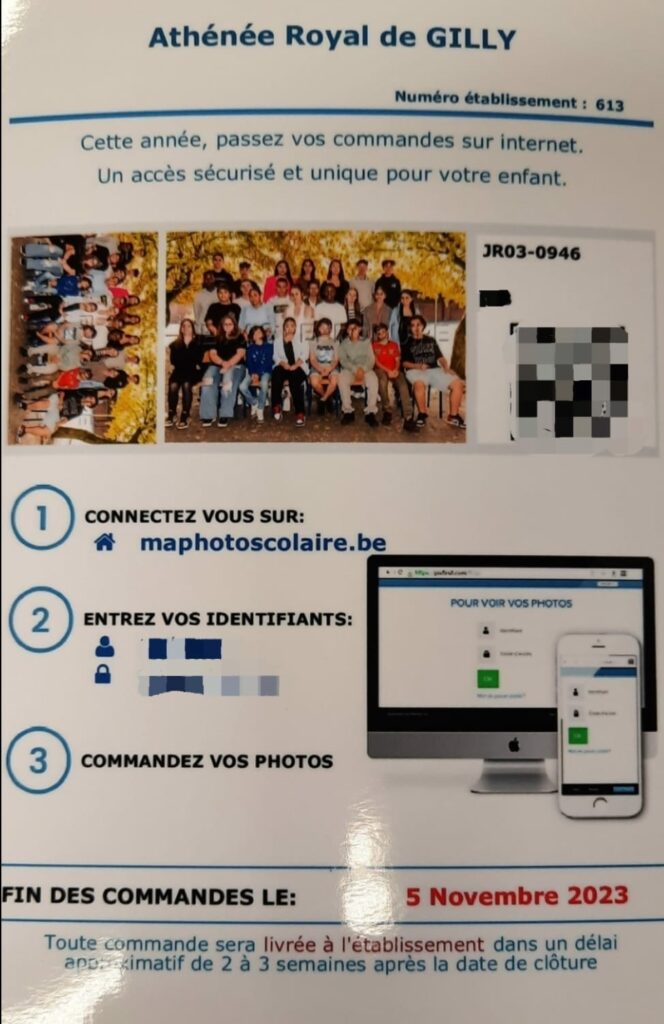 Photos scolaire disponibles