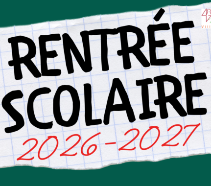 Infos rentrée scolaire